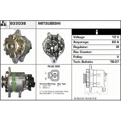 Foto Alternatore EDR 933038