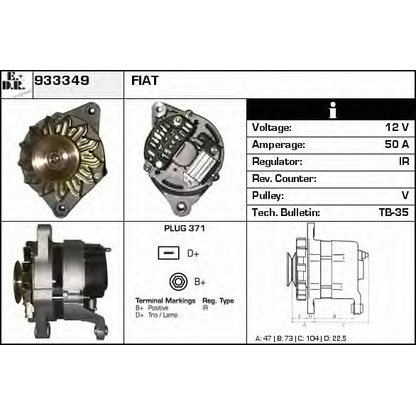 Foto Alternatore EDR 933349