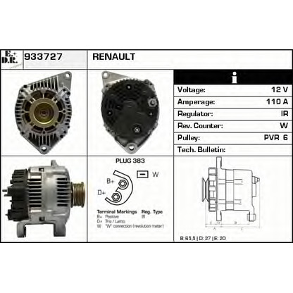 Foto Alternatore EDR 933727