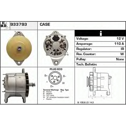 Foto Alternatore EDR 933793