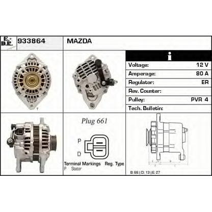 Foto Alternatore EDR 933864