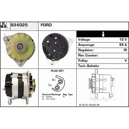 Foto Alternatore EDR 934025