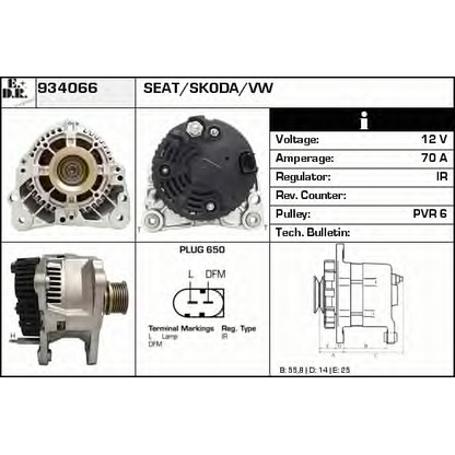 Foto Alternatore EDR 934066