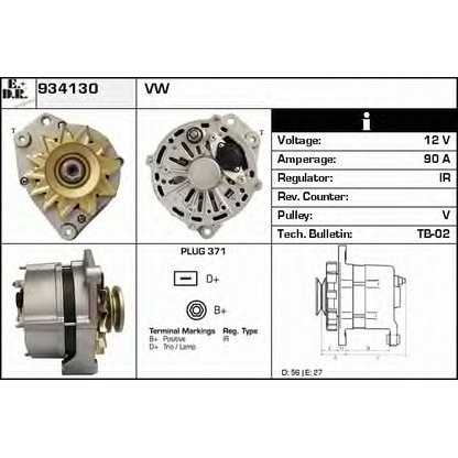 Foto Alternatore EDR 934130