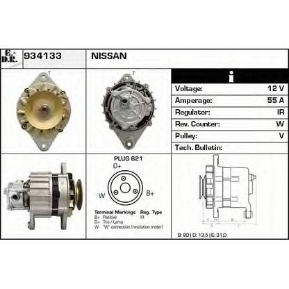 Photo Alternator EDR 934133