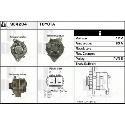 Foto Alternatore EDR 934284