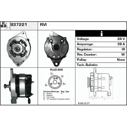 Foto Alternatore EDR 937221