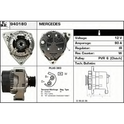 Foto Alternatore EDR 940180