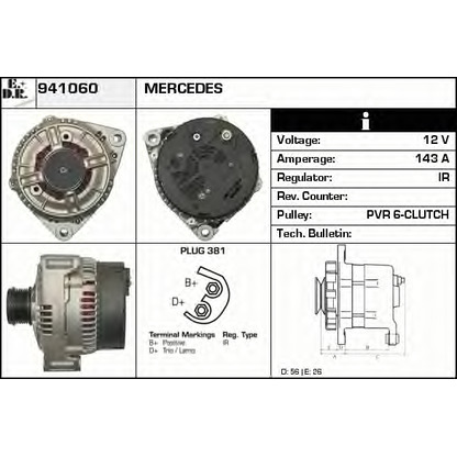 Photo Alternateur EDR 941060