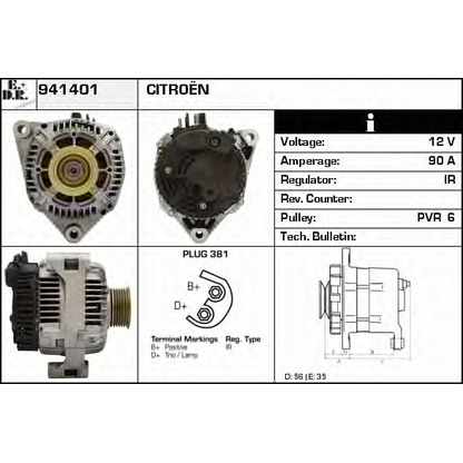 Foto Alternatore EDR 941401