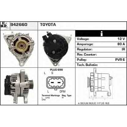 Foto Alternatore EDR 942660