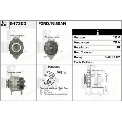 Foto Alternatore EDR 947200