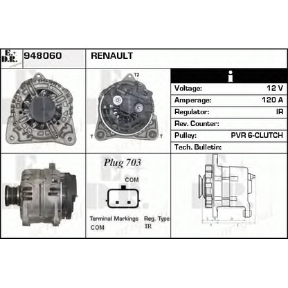 Foto Alternatore EDR 948060