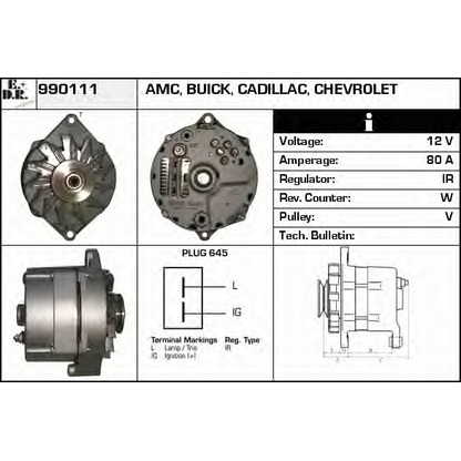 Foto Alternatore EDR 990111