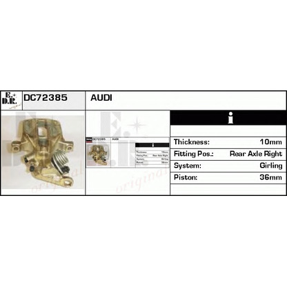 Photo Brake Caliper EDR DC72385