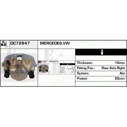 Photo Brake Caliper EDR DC72847