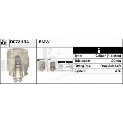 Foto Pinza de freno EDR DC73104