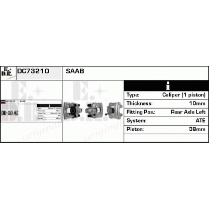 Photo Brake Caliper EDR DC73210