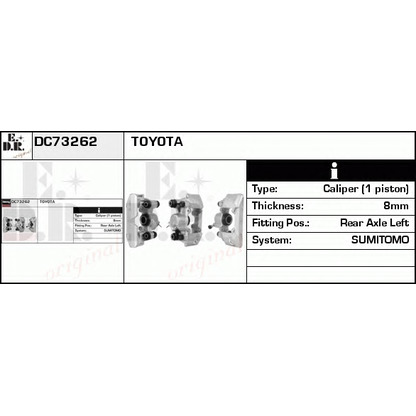 Foto Pinza de freno EDR DC73262