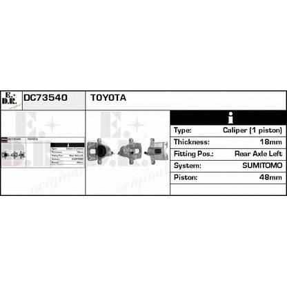 Foto Pinza de freno EDR DC73540