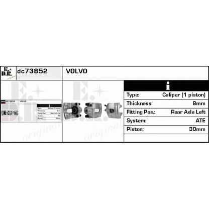 Photo Brake Caliper EDR DC73852