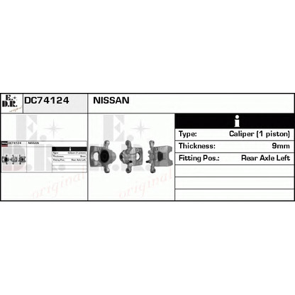 Photo Brake Caliper EDR DC74124