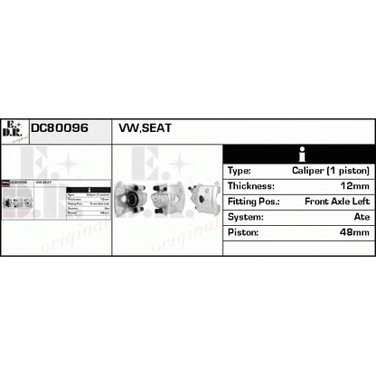 Foto Pinza freno EDR DC80096