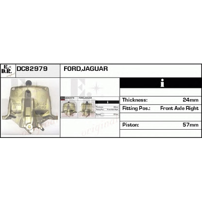 Photo Brake Caliper EDR DC82979