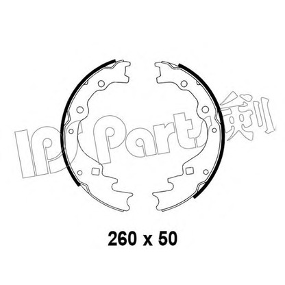 Foto Bremsbackensatz IPS Parts IBL4325