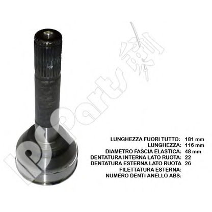 Foto Kit giunti, Semiasse IPS Parts ICJ10899