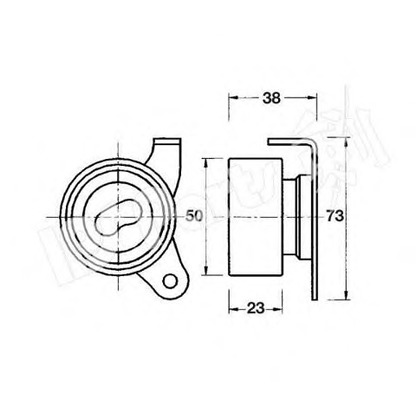 Photo Tensioner Pulley, timing belt IPS Parts ITB6214