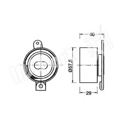 Foto Spannrolle, Zahnriemen IPS Parts ITB6228