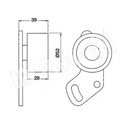 Foto Tensor de correa, correa dentada IPS Parts ITB6706