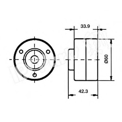 Photo Tensioner, timing belt IPS Parts ITB6818