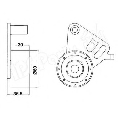 Zdjęcie Napinacz, pasek rozrządu IPS Parts ITB6903