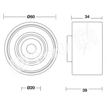 Foto Umlenk-/Führungsrolle, Zahnriemen IPS Parts ITB6K14