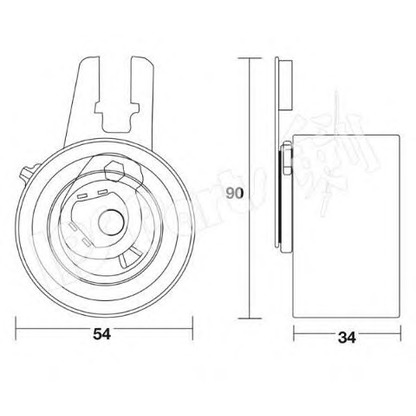 Foto Spannrolle, Zahnriemen IPS Parts ITB6K16