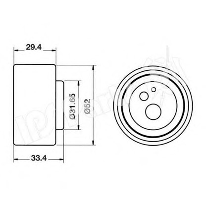 Foto Spannrolle, Zahnriemen IPS Parts ITB6K29