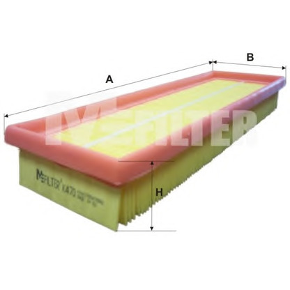 Photo Air Filter MFILTER K470