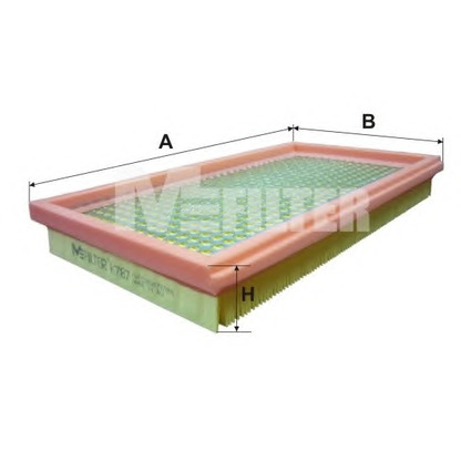 Zdjęcie Filtr powietrza MFILTER K787