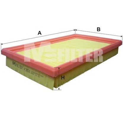 Zdjęcie Filtr powietrza MFILTER K353