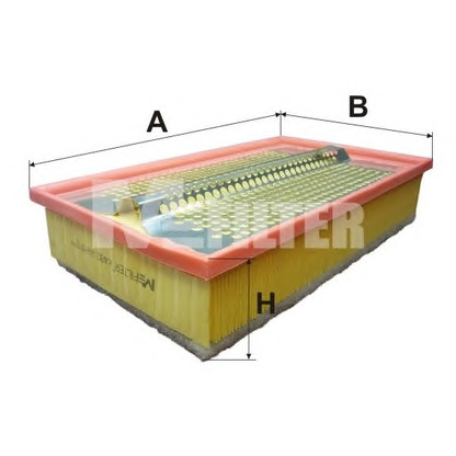Zdjęcie Filtr powietrza MFILTER K492