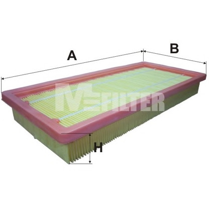 Zdjęcie Filtr powietrza MFILTER K7029