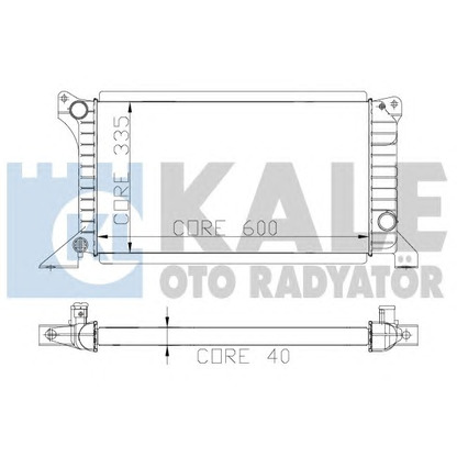 Photo Radiateur, refroidissement du moteur KALE OTO RADYATÖR 103100