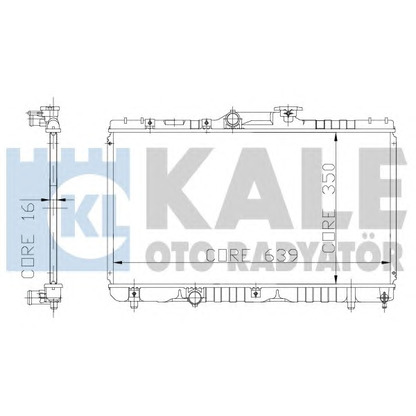 Foto Radiatore, Raffreddamento motore KALE OTO RADYATÖR 117200