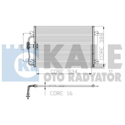 Photo Condenser, air conditioning KALE OTO RADYATÖR 128100