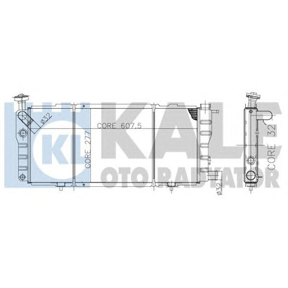Zdjęcie Chłodnica, układ chłodzenia silnika KALE OTO RADYATÖR 137800