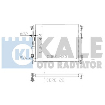 Foto Radiatore, Raffreddamento motore KALE OTO RADYATÖR 205600