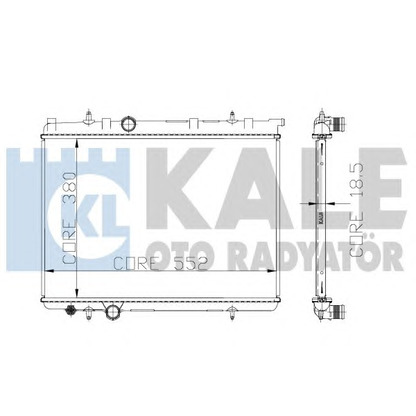 Photo Radiator, engine cooling KALE OTO RADYATÖR 213099