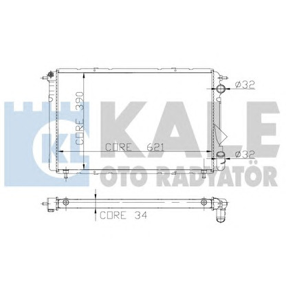 Foto Radiatore, Raffreddamento motore KALE OTO RADYATÖR 217300